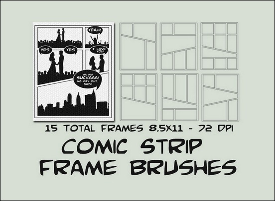80 Procreate Blank Comic Book Template , Size 8.5x11 Inch
