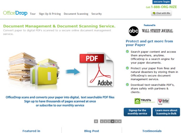OfficeDrop - Document Scanning Service, Online Document Management