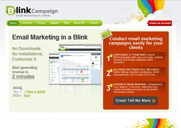 BlinkCampaign - White Label Email Marketing Software for Agencies and Designers