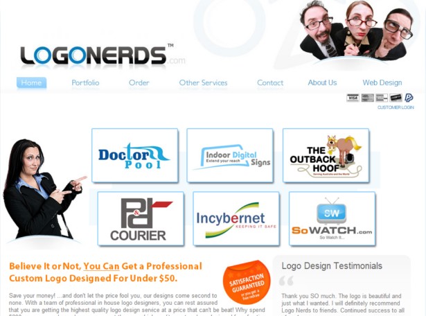LogoNerds - Small Business Logo Design, Cheap logo design, Custom Affordable Logos