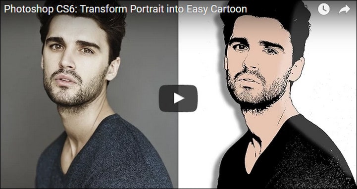Photoshop Tutorial Turning An Image Into A Cartoon in 2 minutes