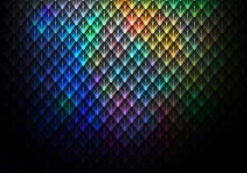 Abstract Kaleidoscope effect
