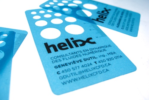 "Helix" Stationary Card 