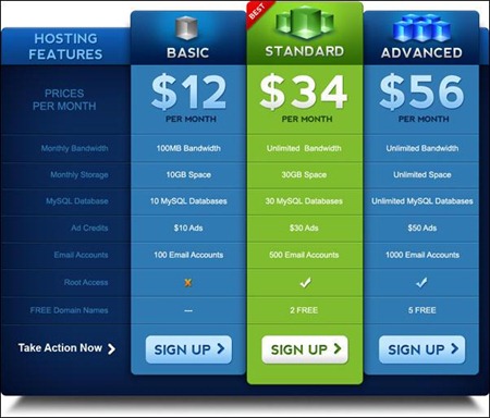 pricing-table-psd-template