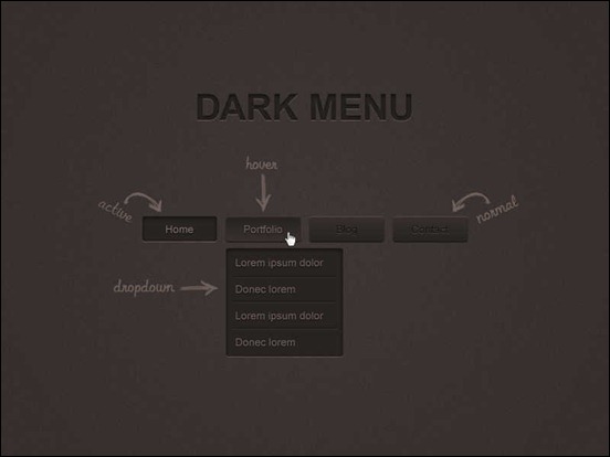 dark-menu-psd