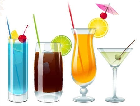 free-vector-cocktails