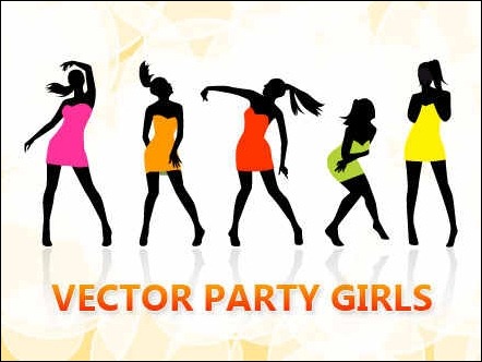 vector-party-girls