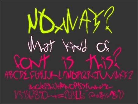 NOxWAY-Font