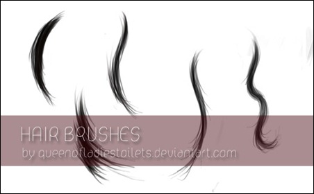 painted-hair-brushes