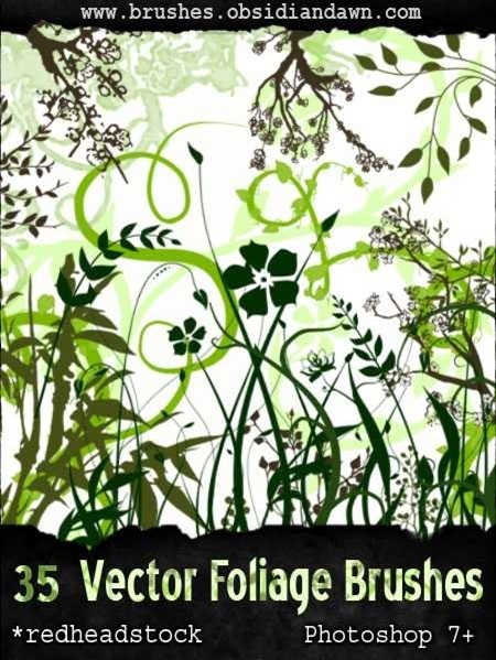 vector-foliage-plant-brushes
