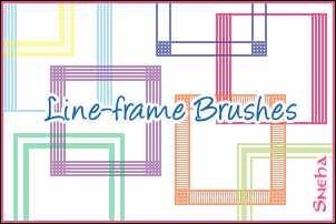 line-frame-brushes