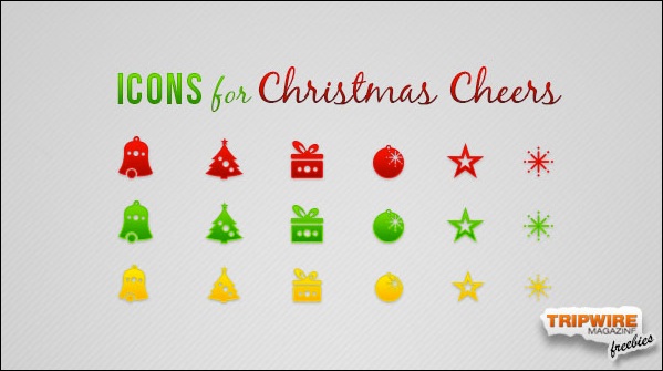 Freebie Friday – Cheerful Christmas Icons
