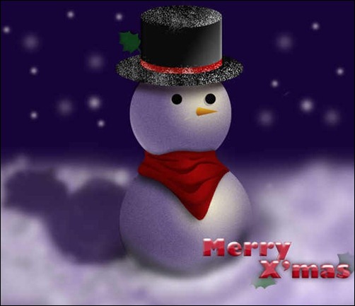 awesome-snowman-in-photoshop