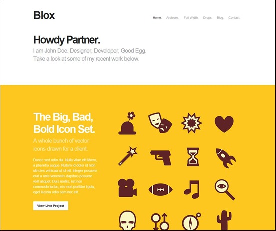 Blox: Bold WordPress Minimal Theme