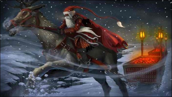 medieval-santa-sleigh