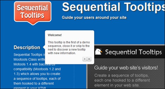 Sequential Tooltips