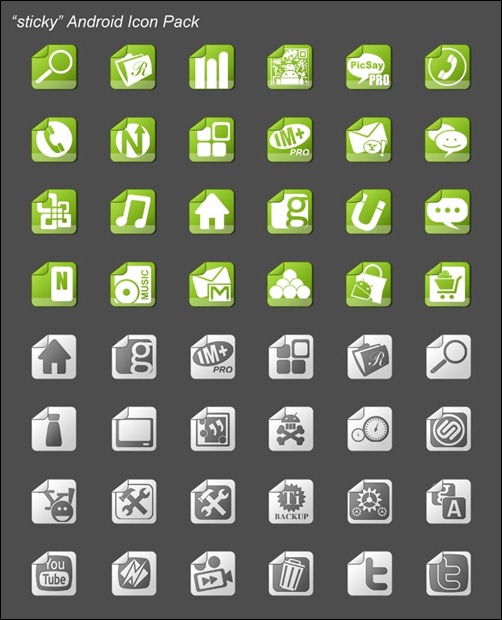 sticky-android-icon-pack