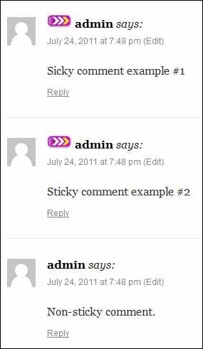 sticky-comments