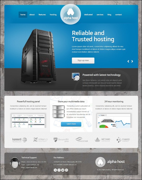 alpha-modern-hosting-template-