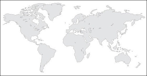editable world map vector