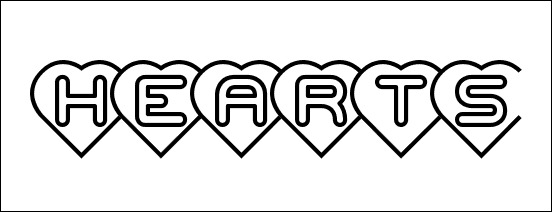 hearts-font-