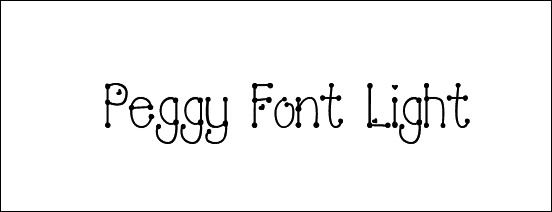 peggy-font-light-