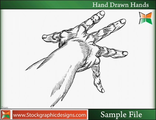Hand-Drawn-Hands-Vector