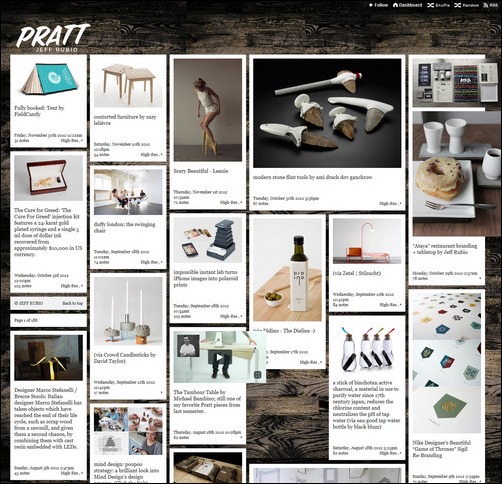 Pratt Creative Tumblr Blog Designs