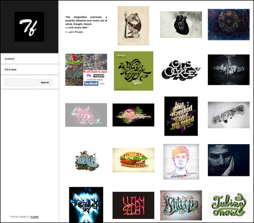 Typography Feed Creative Tumblr Blog Designs