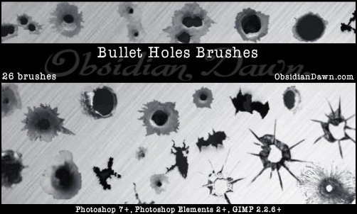 bullet-hole-brushes
