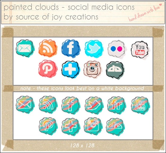 painted-clouds-social-media-icons-