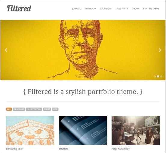 Filtered WordPress Theme