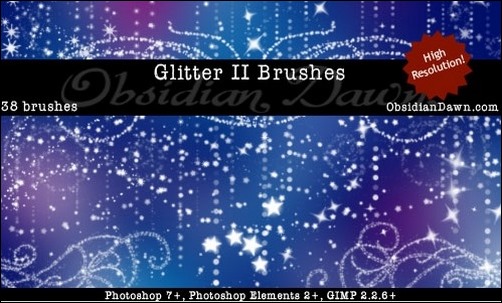 glitter-brushes