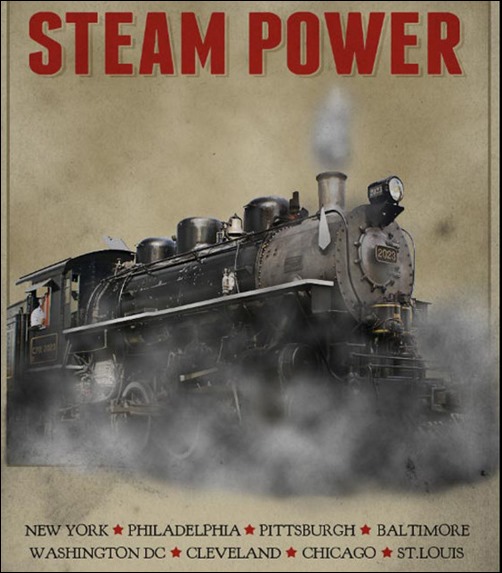 Create a Vintage Steam Locomotive Poster in Photoshop