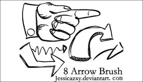 8-arrow-brush