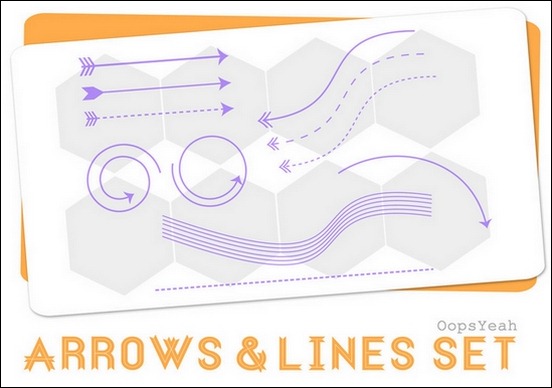 arrows-and-lins-brush-set