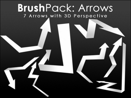 brushpack-3d-arrows