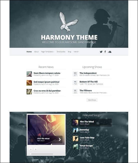harmony-band-wordpress-theme