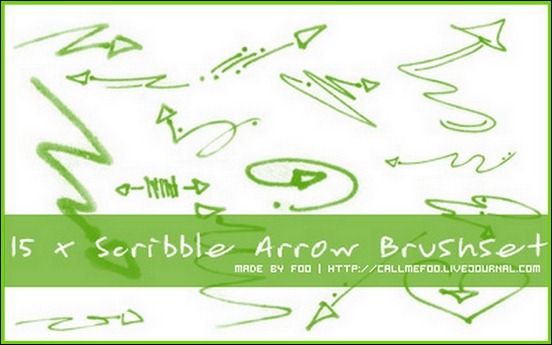 scribble-arrow-brush-set