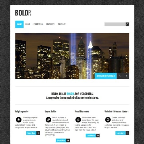 boldr free wordpress theme