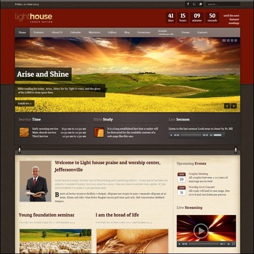light house Joomla 3.0 Template