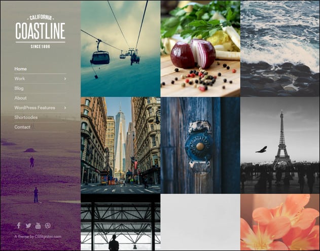 Coastline Portfolio Theme for WordPress