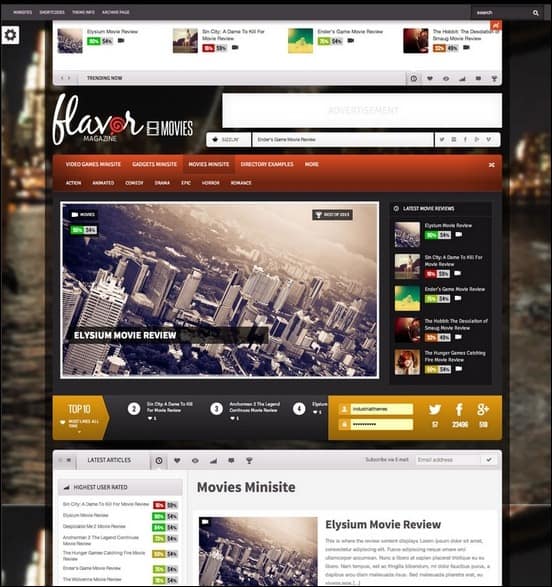 Flavor theme is a responsive news magazine theme built on Bootstrap that’s both stylish and functional. Great website for including multimedia content