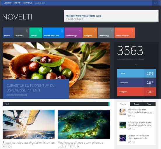 novelti is an accesible and flexible wordpress theme