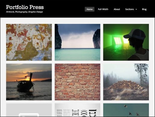portfollio-press wordpress theme
