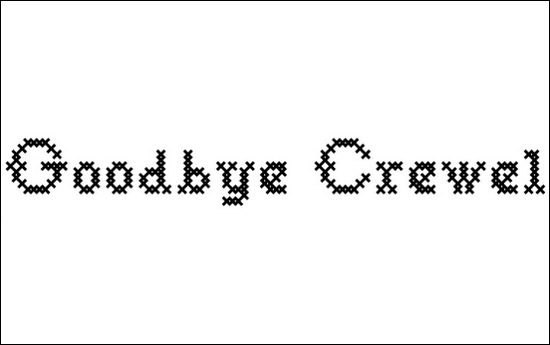 Goodbye-Crewel-World-NF-Font