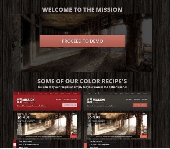 Mission is a church theme offering everything that a church would ever need, from podcasting to calendars to commerce and funding, mission aims to provide an advanced one stop solution for your church.