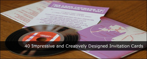 40 Creatively Designed Invitation Cards