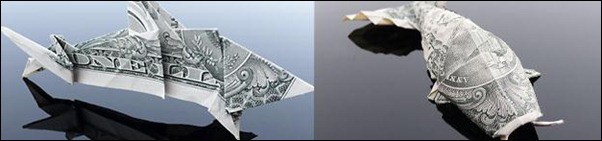 30 Excellent Examples of Dollar Bill Origami Art