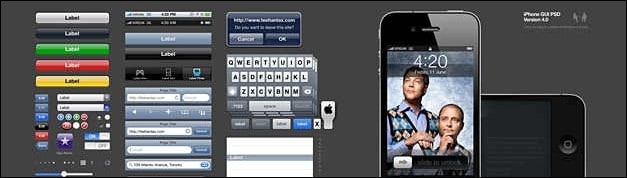 30 High-Quality Mobile Design User Interface PSD Files